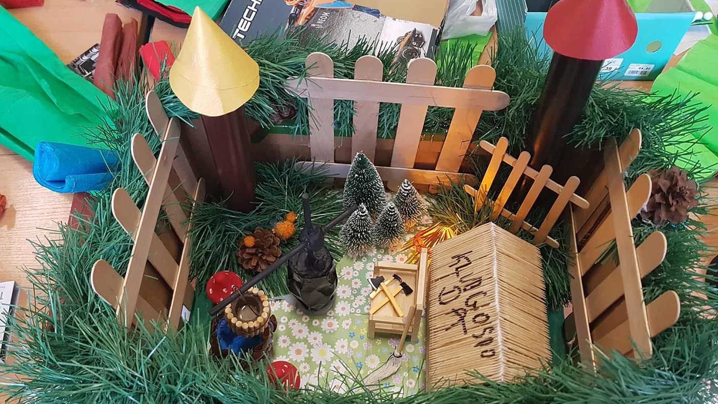 Projekt edukacyjny klas czwartych - „Makieta Mirmiłowa”